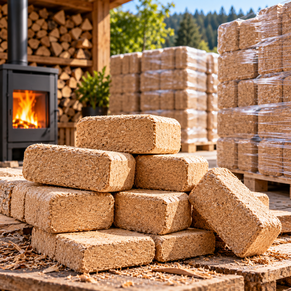 Briquettes de bois
