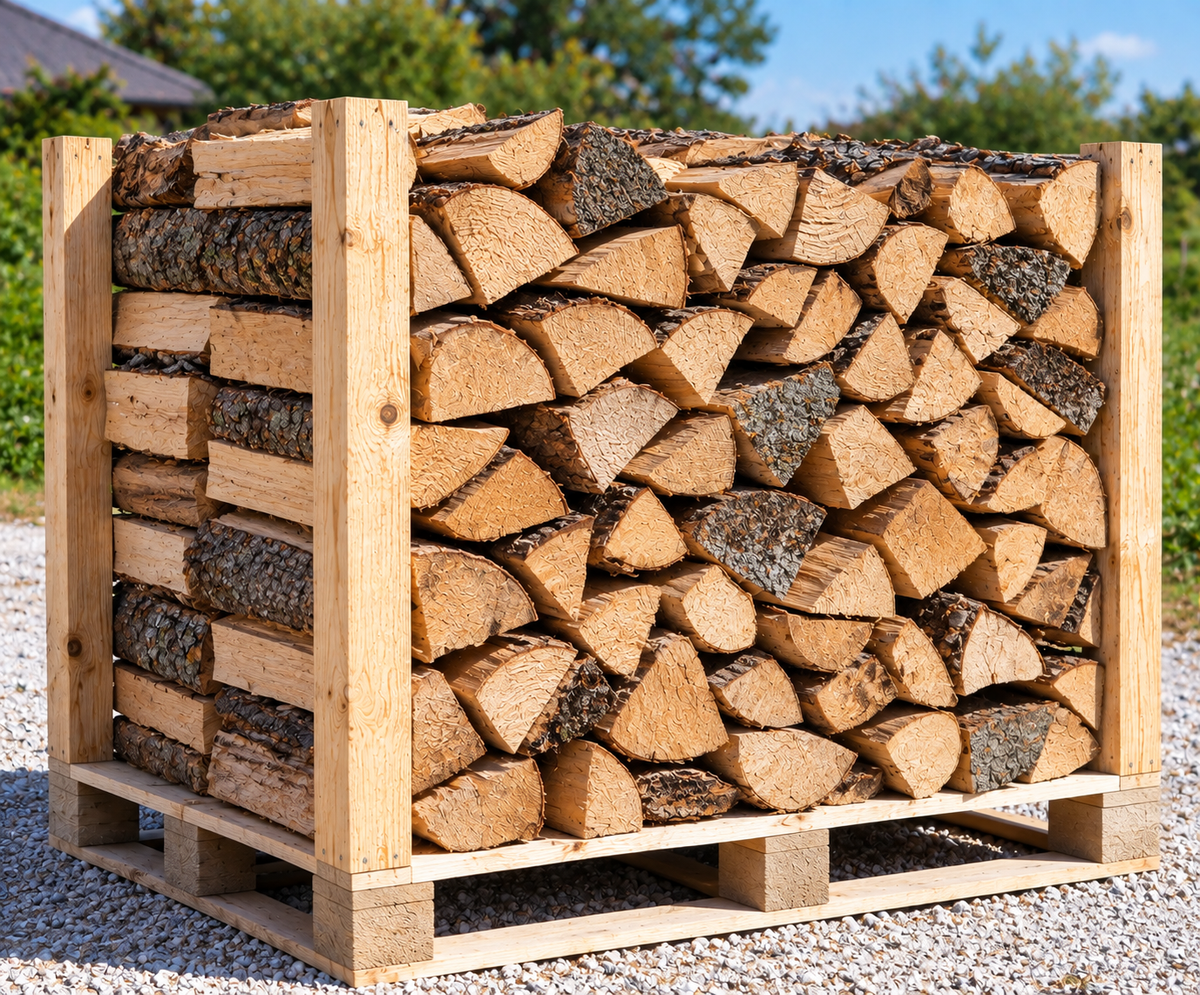 Bois de Chauffage 25cm - 1.3m³ Extra Sec