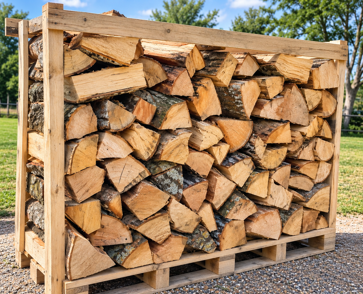 Bois de Chauffage 40cm - 2m³ Sec