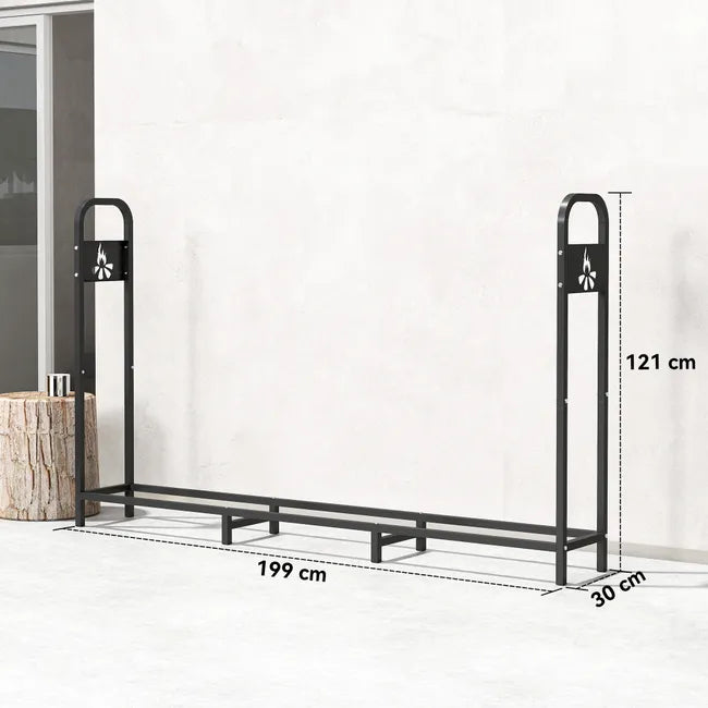 Extérieur en bois métallisé de la cheminée d'appoint 300 kg avec Patas renforcés et design épuré